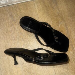 UO Black Women's Heeled Sandals